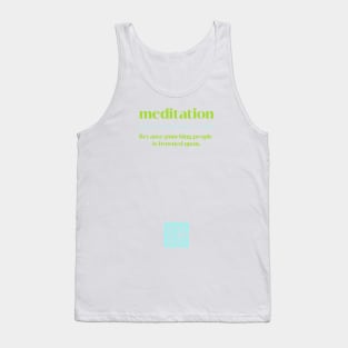 Meditation Punching VS Zen Tank Top